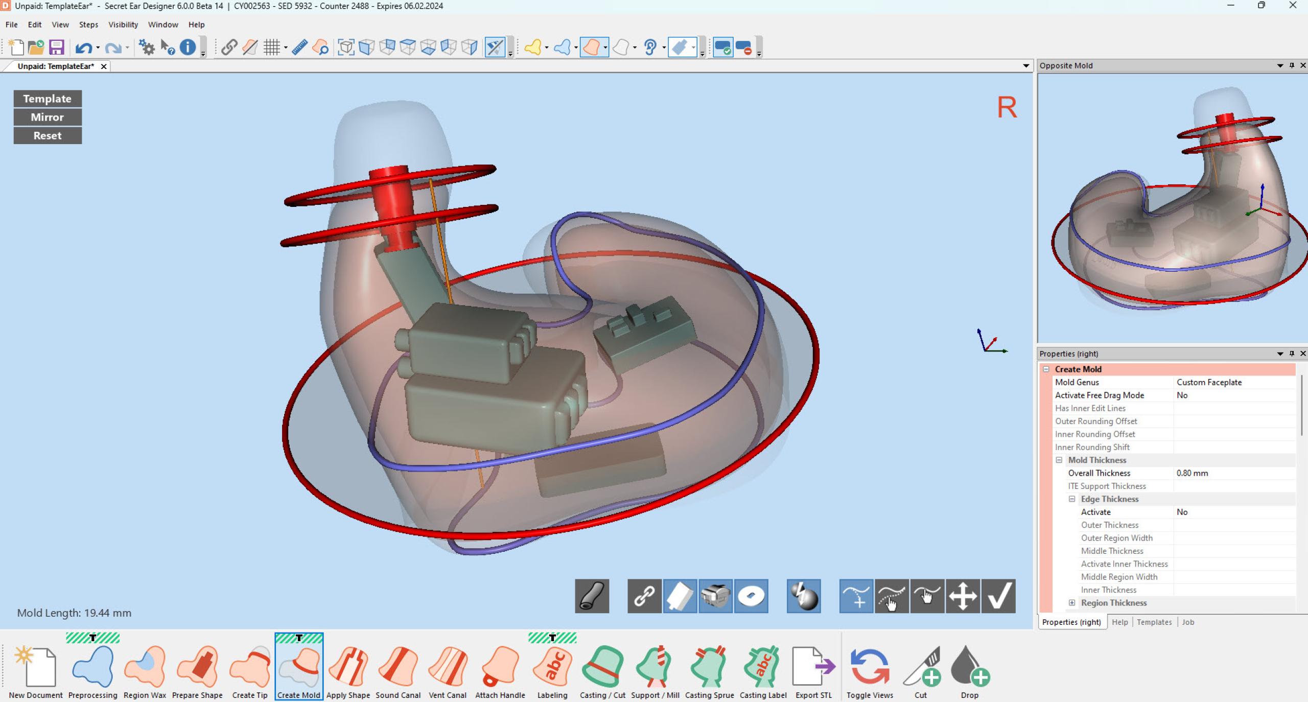 Screenshot Secret Ear Designer